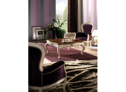 Table basse Table d'appoint Table de salon Bois Royal Side Baroque Tables