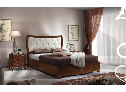 Chambre Lit Table de chevet Lits Groupe Bois Double Conception Suite Ensemble 3 pièces