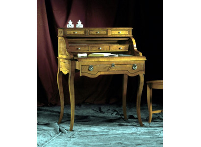 Bureau Table de bureau Bois noble Tables Baroque Rococo Mobilier de style antique nouveau