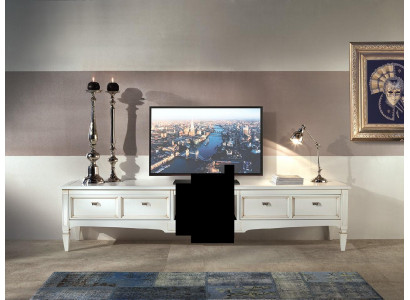 Coffre de serviteur Table télévision Affichage LED Armoire de salon Buffet de 220cm Nouveau