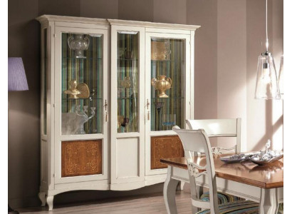 Vitrine Armoire Étagère Salon Bibliothèque Bois Armoire de bureau Armoires Italie