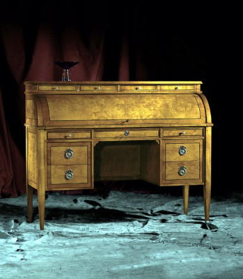 Tables Bureau Table de bureau Bois noble Style Baroque Rococo Meubles de style ancien Meubles