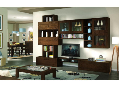 Meuble TV Meuble mural Prolongation murale Meuble de salon Mobilier Meubles suspendus Armoire Étagère Bois neuf