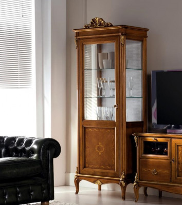 Meuble de salon Bahut Vitrine Armoire vitrée Bahut de salle à manger Armoires en bois Meubles