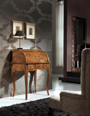 Conception Bureau Mobilier de bureau de luxe Table Tables italiennes Secrétaire Bois neuf