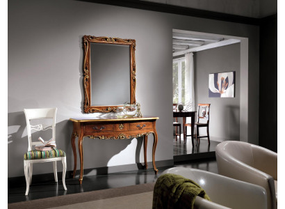 Console Commode table murale Classique r Consoles Table console avec miroir Luxe