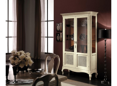 Vitrine en bois Armoires de luxe Mobilier de design de buffet classique italien brun