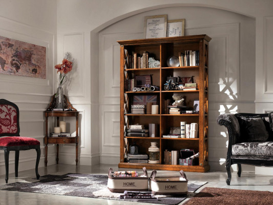 Bibliothèque Armoire Étagère Bois massif Meubles Vitrine Mobilier de bureau Armoires neufs