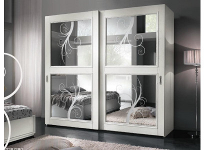 Armoire Portes Coulissantes Meuble Mural Armoires Penderie Bois Meubles Italiens