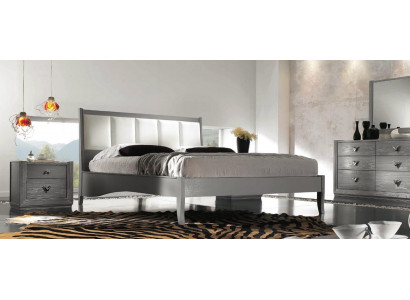 Chambre Lit Table de chevet Lits Bois Groupe Double Design Ensemble Suite 3 pièces.