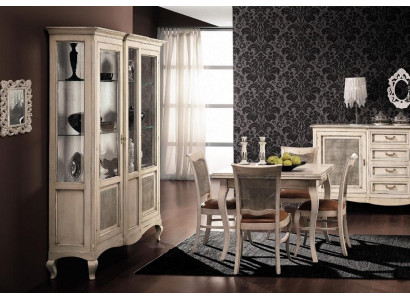Vitrines en bois Armoire en verre Buffet en bois massif Vitrine Meuble de salon Bois massif