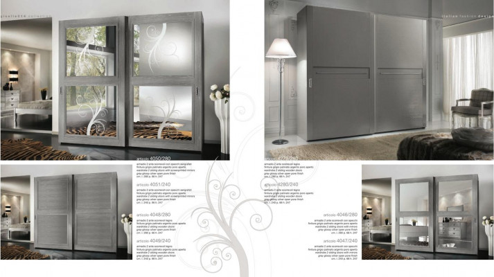 Armoires Armoire Armoire Portes Coulissantes Meubles en Bois Ameublement Italie neuf