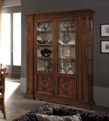Bahut Vitrines en bois massif Bahut de salon Bahut Vaccari cav giovanni