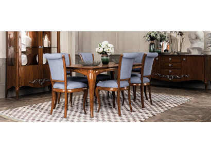 Mobilier groupe de meubles Ensemble de table + 6 chaises 7 pièces. Suite de table à manger salle à manger