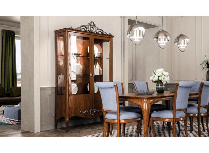 Salon Buffet Armoire en verre Vitrine Buffet de salle à manger Armoires en bois Mobilier