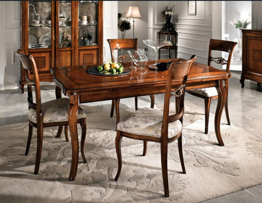 Salle à manger 6x Chaises Bois Chaise de Luxe Fauteuil Marron Chaises Mobilier de Salon