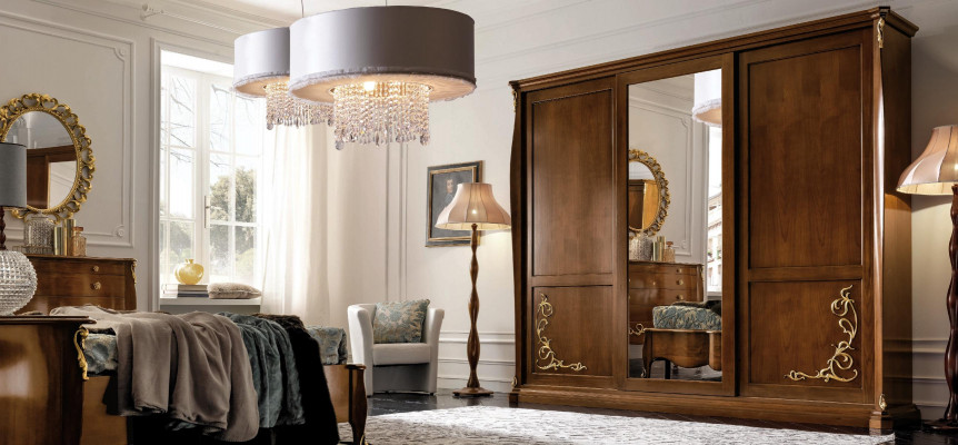 Conception de garde-robe Armoires à vêtements Miroir Mobilier Salon Vaccari cav giovanni