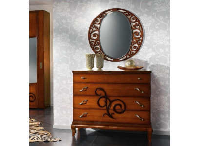 Suite de 2 pièces. Commode Miroir Commodes Groupe Console Armoires Modernes