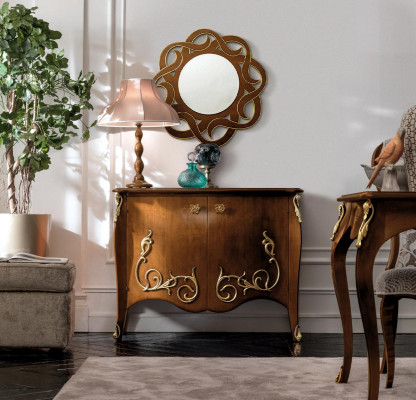 Table de console Consoles Tables Meubles Console en bois Table de téléphone latérale italienne