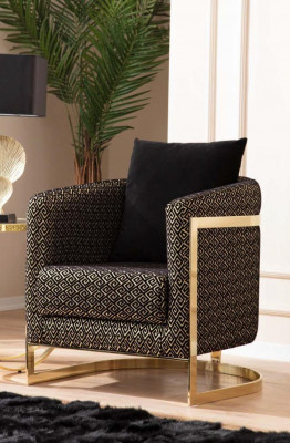 Fauteuil moderne monoplace Designer Monoplace Salle de séjour Fauteuil de luxe Mobilier neuf