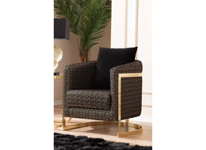 Fauteuil moderne monoplace Designer Monoplace Salle de séjour Fauteuil de luxe Mobilier neuf