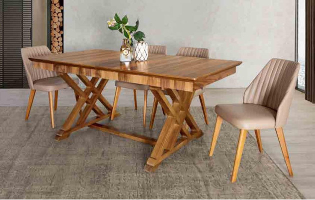 Salle à manger Table à manger Table Mobilier Ameublement Tables Mobilier de style italien Bois