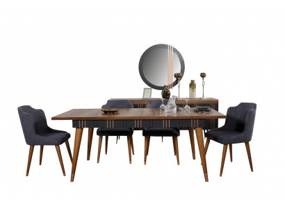 Table Table à manger Bois Tables Style Mobilier Italien De Luxe 160 x 90 tables en bois