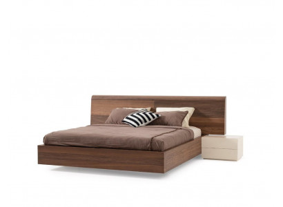 Chambre de luxe Lit Double Lits Design Meubles 180x200 cm marron Hôtel