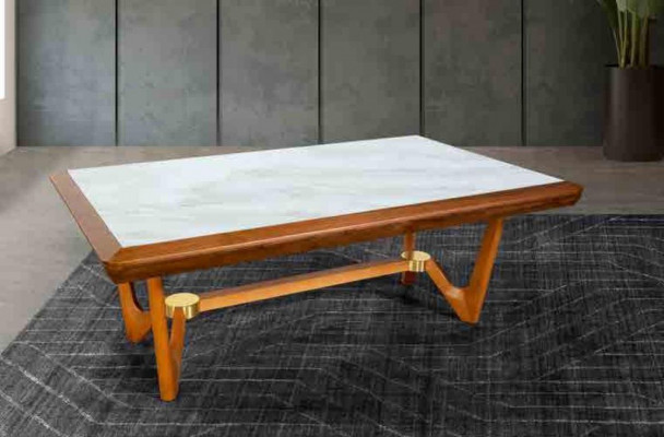 Salle de séjour Tables en bois Côté de Luxe Style Table nouvelle Table basse Table d'appoint
