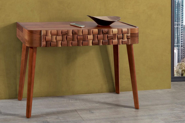 Table console style meuble Console Schmink Table style italien Chevets marrons