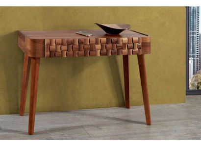 Table console style meuble Console Schmink Table style italien Chevets marrons