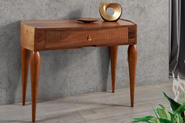 Bahut Table console Bois Tables d'appoint Table murale Table console Mobilier Consoles Brun