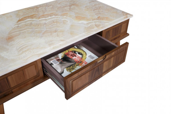 Table basse de design pour le salon Effet pierre Table d'appoint Tables 160x68cm
