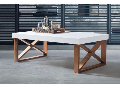 Table basse Table basse Salon Blanc Luxe Tables basses Design tables en bois
