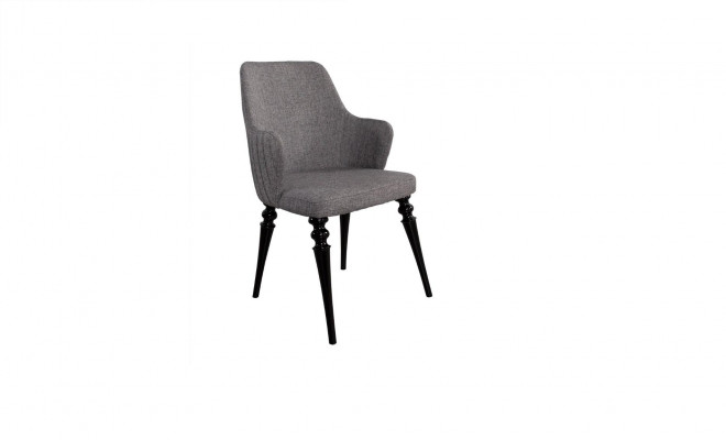 Salon Salle à manger Chaise Bois Fauteuil Meubles Fauteuil Chaise Meubles de luxe Gris