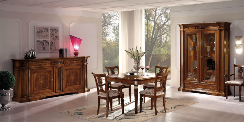 Ensemble de luxe Salle à manger Table de salle à manger Chaise XXL Table Tables Chaises Design en bois 7 pièces nouveau