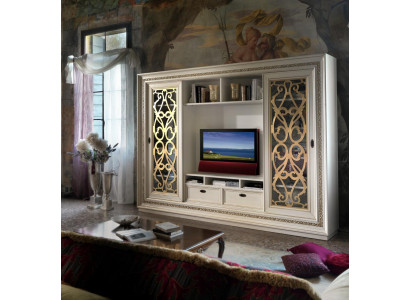 Meuble TV en bois massif moderne en bois massif nouveau