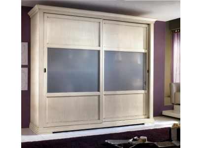 Armoire de luxe Mobilier italien Armoire de chambre Armoires en bois massif
