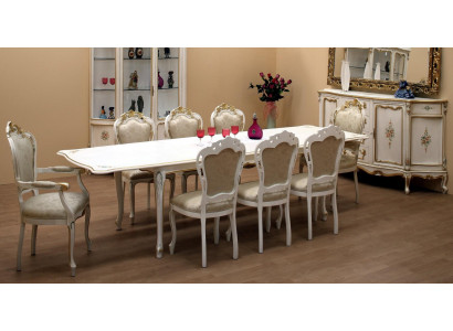 Ensemble complet Table à manger 8x Chaises Salle à manger Ess Groupe Suite en bois Tables 9 pièces