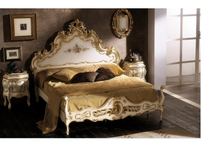 Chambre Ensemble Complet Lit Blanc, 2x Tables de Chevet Mobilier de Chambre Bois neuf