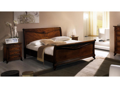 Classique s Bed Meubles de luxe Lits Mobilier de chambre Table de chevet 2x 3 pièces.