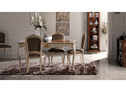 Suite Table salle à manger 5 pièces. Ensemble de table à manger Table à manger 4 x Ensemble de chaises Groupe