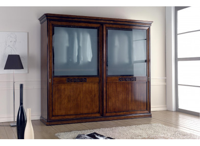 Chambre Armoire à portes coulissantes Armoire Miroir Armoires Vêtements Mobilier de luxe neuf