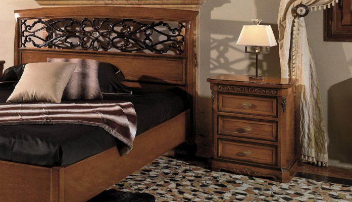 Chambre Mobilier Suite Set Mobilier Italien Table de chevet Bois massif 3 pièces