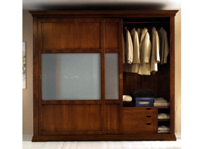 Armoire de luxe Armoire de chambre Armoires en bois massif Mobilier italien
