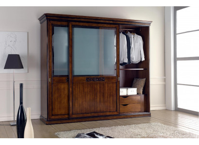 Portes coulissantes Armoire Ameublement Bois Italien Armoires de chambre