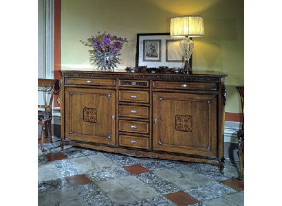 Salle de séjour Buffet en bois Armoire Buffet Buffet neuf Buffet Buffet Tiroir Vitrine