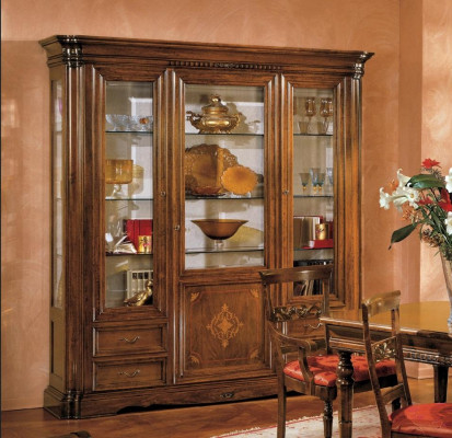 Vitrine Armoire 3 portes Vitrines Armoires Salon Armoires Armoires Design Meubles Verre nouveau