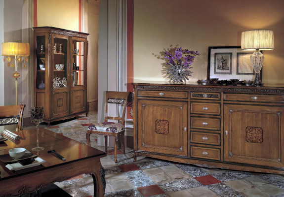 Meuble bas de côté Armoire Étagère de salon Armoire de luxe Designer Commode Buffet neuf