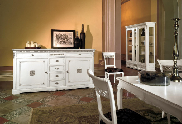 Buffet armoires en bois Buffet de salon Vitrine Classique Commode Coffres et tiroirs